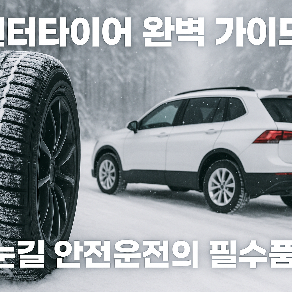 겨울철 운전 필수! 윈터타이어 가이드